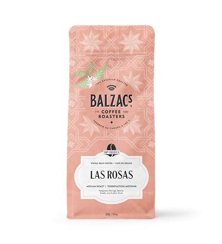 Balzac's Coffee Roasters, Las Rosas, 100% Arabica Coffee, Medium Roast, Whole Bean Coffee, 300g