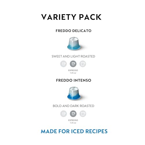 image Nespresso Capsules OriginalLine,  Iced Coffee Variety Pack,  Espresso Coffee Pods,  40-Count