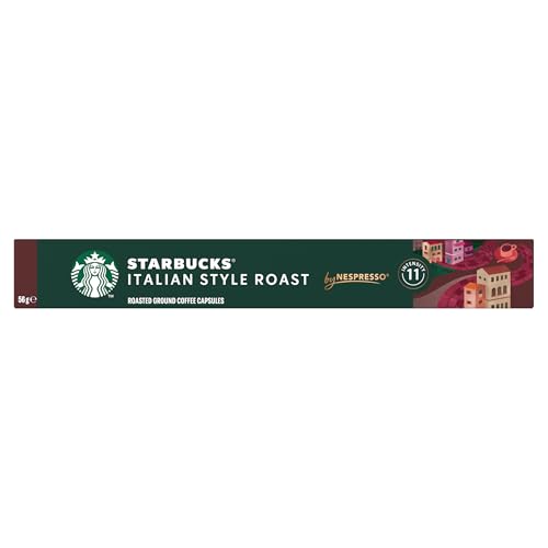 Starbucks, Italian Style Roast, Dark Roast, Coffee Pods, 10-Count