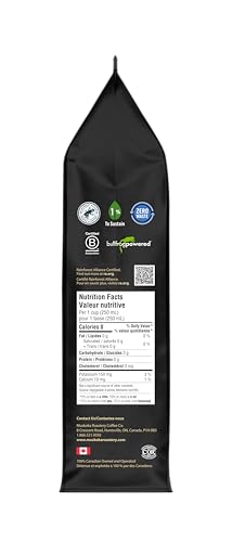 Muskoka Roastery Coffee, Decaf Loon Call Breakfast Blend, Q-Grade Specialty Coffee Arabica Beans, Medium Roast, Whole Bean, 454g