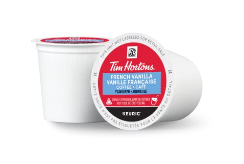 Tim Hortons, French Vanilla, 100% Arabica, Medium Roast, Flavoured Coffee, K-Cup Pods, 30 Count