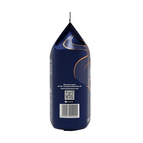 Lavazza, Super Crema, Arabica and Robusta Blend, Medium Roast, Whole Bean Coffee, 2.2 lb