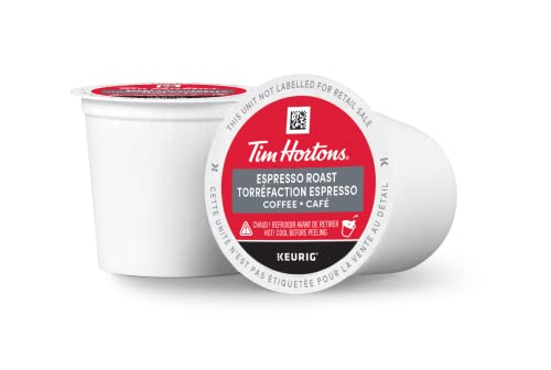 Tim Hortons, Espresso Roast, 100% Arabica, Dark Roast, K-Cup Pods, 12 Count