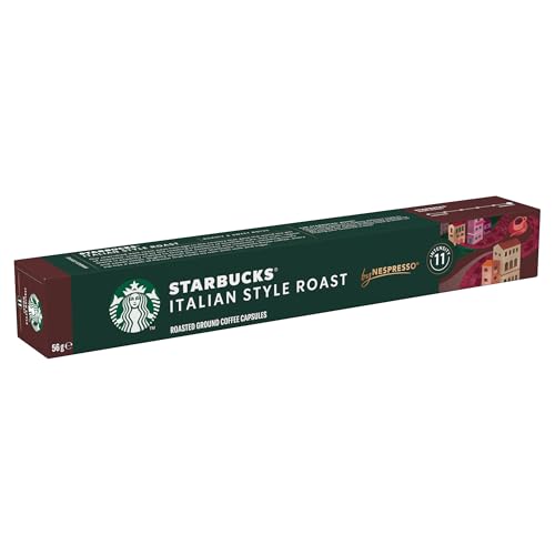 Starbucks, Italian Style Roast, Dark Roast, Coffee Pods, 10-Count
