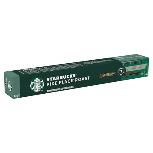 Starbucks, Pike Place Roast, Medium Roast, Coffee Pods,  10-Count