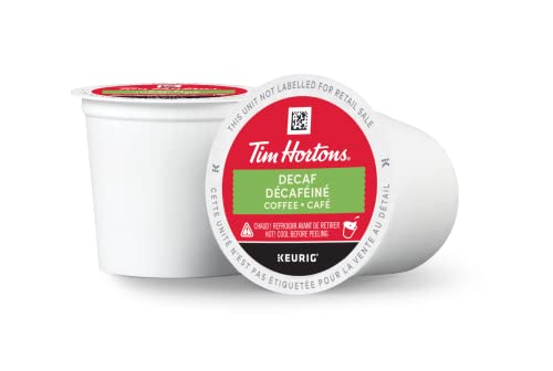 Tim Hortons, Decaf, 100% Arabica, Medium Roast, K-Cup Pods, 12 Count
