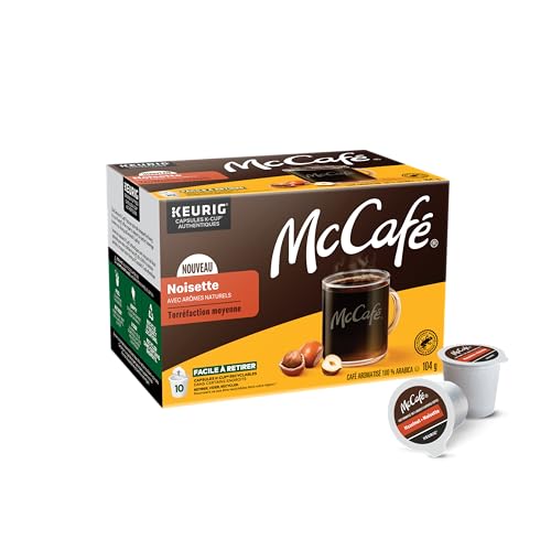 McCafe,  Hazelnut Flavoured,  Arabica,  Medium Roast,  K-Cup Coffee Pods,  10 Count