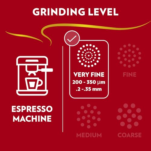 Lavazza, Qualità Rossa, Arabica and Robusta Blend, Medium Roast, Whole Bean Coffee, 2.2 lb