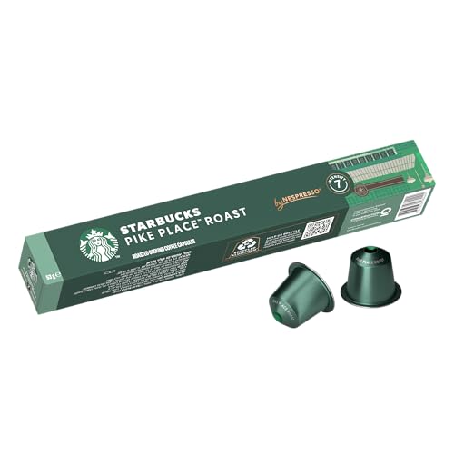 Starbucks, Pike Place Roast, Medium Roast, Coffee Pods,  10-Count