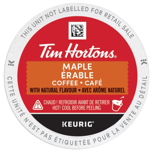 Tim Hortons, Maple, 100% Arabica, Medium Roast, K-Cup Pods,  12 Count