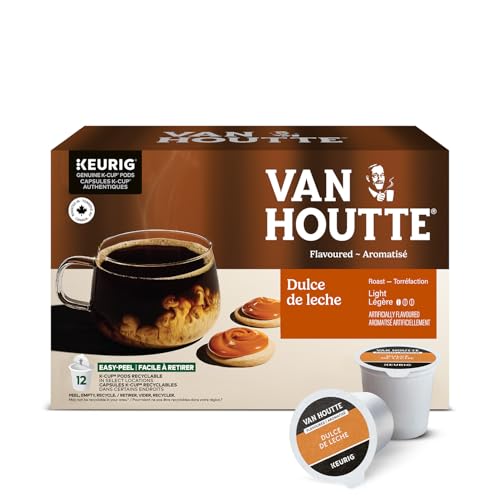 Van Houtte, Dulce De Leche, 100% Arabica, Light Roast, K-Cup Pods, 12 Count