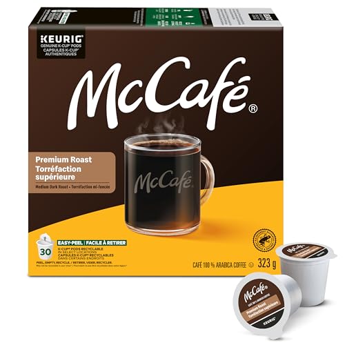 McCafe,  Premium Roast,  Arabica,  Dark Roast,  K-Cup Coffee Pods,  30 Count
