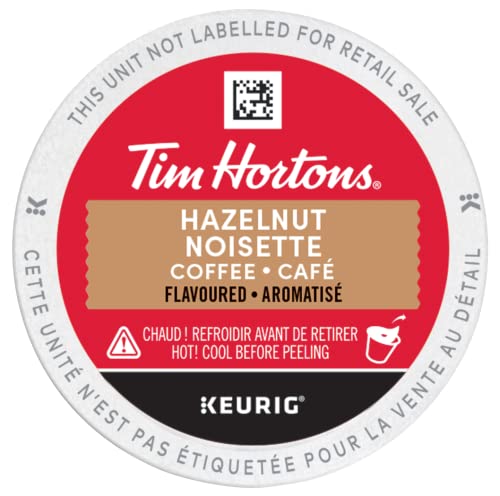 Tim Hortons, Hazelnut, 100% Arabica, Medium Roast, K-Cup Pods, 12 Count