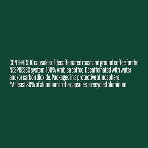 Starbucks, Decaf Espresso Roast, Dark Roast, Coffee Pods, 5 x 10-Count