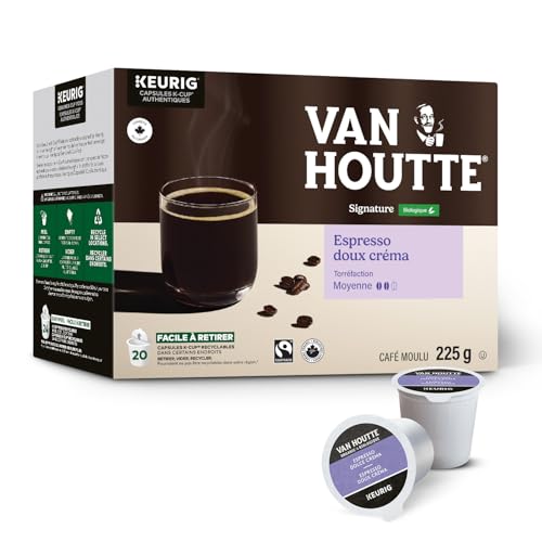 Van Houtte, French Roast, 100% Arabica Coffee, Dark Roast, K-Cup Pods, 24 Count
