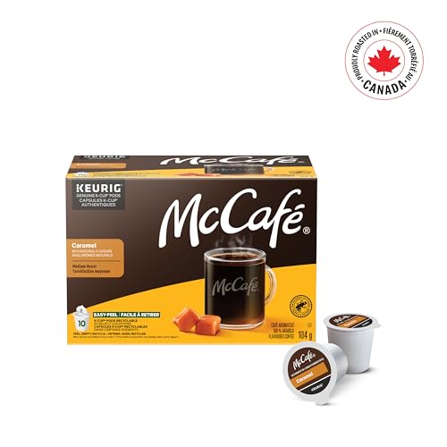 McCafe,  Caramel,  Arabica,  Medium Roast,  K-Cup Coffee Pods,  60 Count