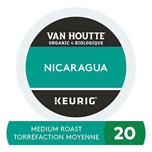 Van Houtte, Nicaragua, Organic Fairtrade Coffee, 100% Arabica, Medium Roast, K-Cup Pods, 20 Count
