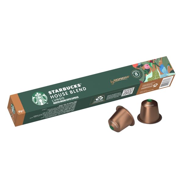Starbucks, House Blend Lungo, Medium Roast, Coffee Pods, 120-Count
