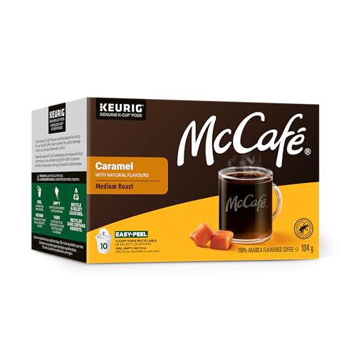 McCafe,  Caramel,  Arabica,  Medium Roast,  K-Cup Coffee Pods,  60 Count