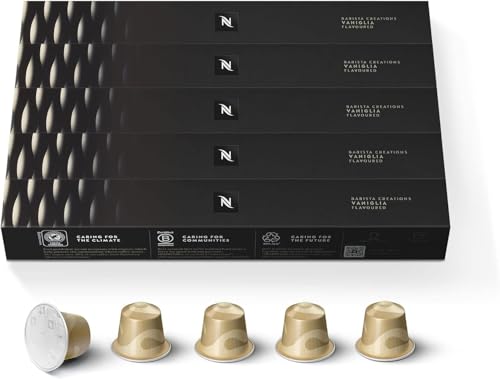 Nespresso Capsules OriginalLine,  Vaniglia,  Medium Roast,  Espresso Coffee Pods,  50-Count
