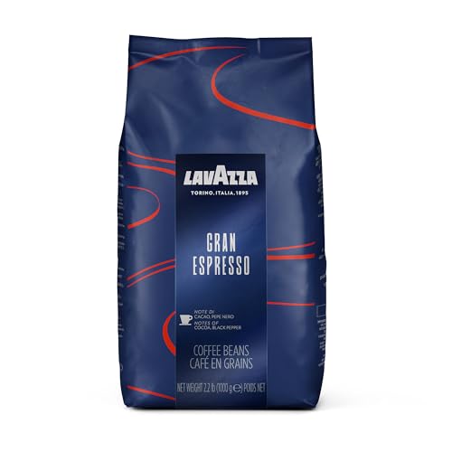 Lavazza, Gran Espresso, Arabica and Robusta Blend, Medium Roast, Whole Bean Coffee, 2.2 lb