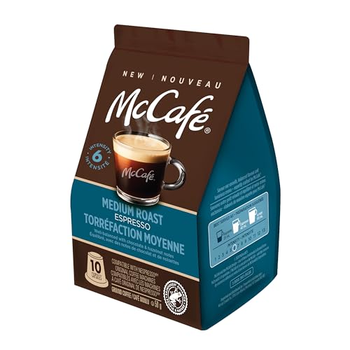 McCafe,  Espresso,  Arabica,  Medium Roast,  Coffee Capsules,  10 Count