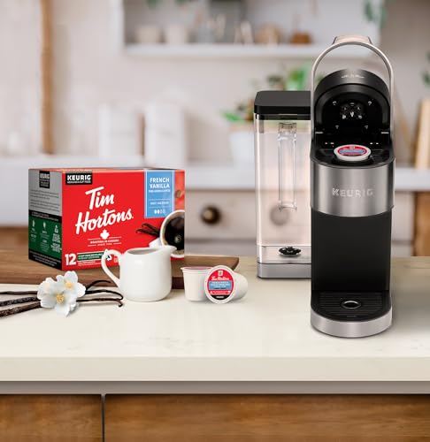 Tim Hortons, French Vanilla, 100% Arabica, Medium Roast, Flavoured Coffee, K-Cup Pods, 12 Count