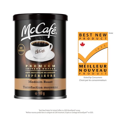 McCafe,  Premium,  Arabica,  Medium Roast,  Instant Coffee,  100g
