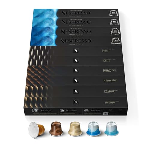 Nespresso Capsules OriginalLine,  Barista Variety Pack,  Espresso Coffee Pods,  100-Count
