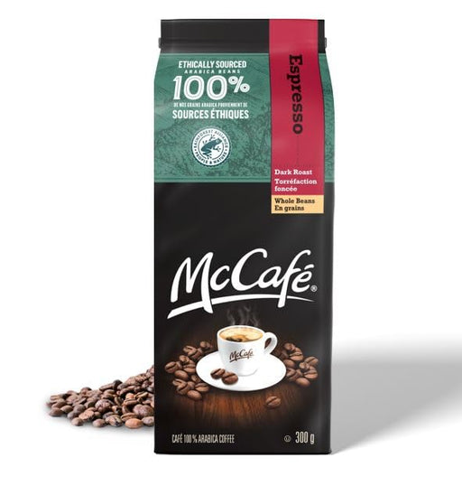McCafe, Espresso, Arabica, Dark Roast, Whole Beans, 6x300g