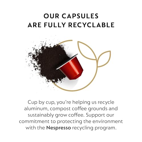 Nespresso Capsules OriginalLine,  Ispirazione Napoli,  Dark Roast,  Espresso Coffee Pods,  50-Count