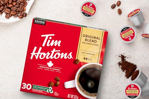 Tim Hortons, Original Blend, 100% Arabica, Medium Roast, K-Cup Pods, 30 Count
