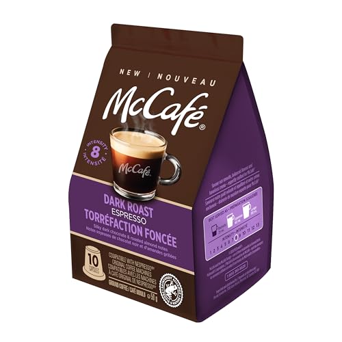McCafe,  Espresso,  Dark Roast,  Arabica,  Coffee Capsules,  10 Count