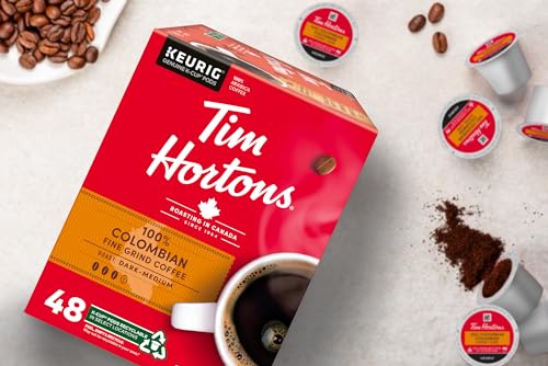 Tim Hortons, Colombian, 100% Colombian, Medium Roast, K-Cup Pods, 48 Count