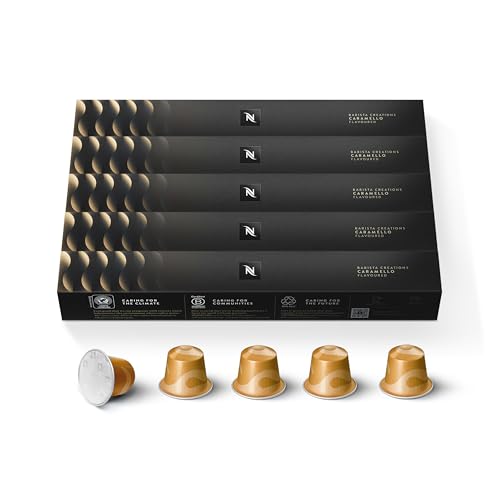 Nespresso Capsules OriginalLine,  Caramello,  Medium Roast,  Espresso Coffee Pods,  50-Count