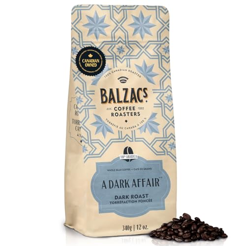 Balzac's Coffee Roasters, A Dark Affair, 100% Arabica Coffee, Dark Roast, Whole Bean Coffee, 340g