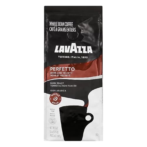 Lavazza, House Blend Perfetto, 100% Arabica, Medium Roast, Whole Bean Coffee, 12 oz