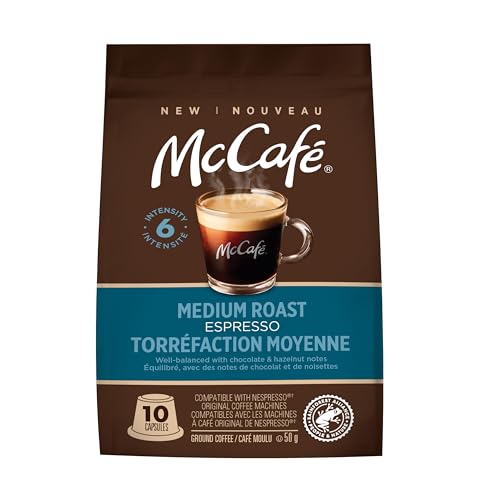 McCafe,  Espresso,  Arabica,  Medium Roast,  Coffee Capsules,  10 Count