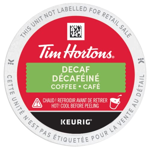 Tim Hortons, Decaf, 100% Arabica, Medium Roast, K-Cup Pods, 12 Count
