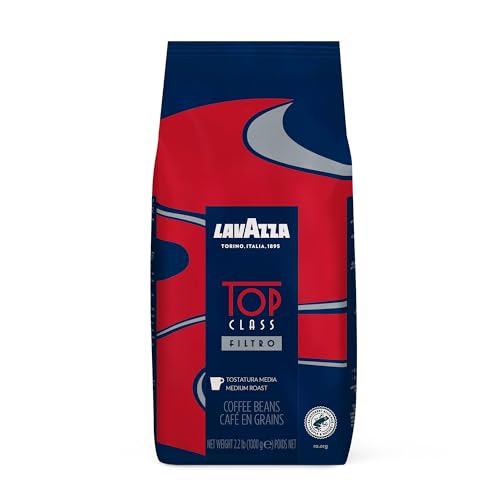 Lavazza, Top Class Filtro, 100% Arabica, Medium Roast, Whole Bean Coffee, 2.2 lb