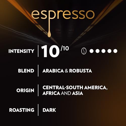 Lavazza, Espresso for Automobili Lamborghini, Arabica and Robusta Blend, Dark Roast, Whole Bean Coffee, 2.2 lb