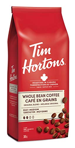 Tim Hortons, Original, 100% Arabica, Medium Roast, Whole Bean, 300g