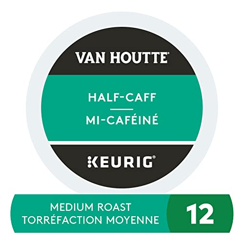 Van Houtte, Half Caff, 100% Arabica, Medium Roast, K-Cup Pods, 72 Count