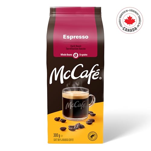McCafe, Espresso, Arabica, Dark Roast, Whole Beans, 300g