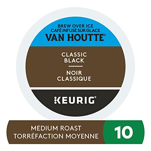 Van Houtte, Classic Black, 100% Arabica, Medium Roast, K-Cup Pods, 10 Count