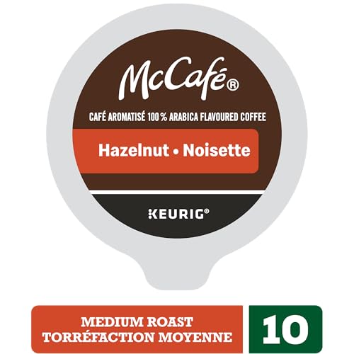 McCafe,  Hazelnut Flavoured,  Arabica,  Medium Roast,  K-Cup Coffee Pods,  10 Count