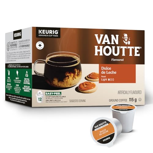 Van Houtte, Dulce De Leche, 100% Arabica, Light Roast, K-Cup Pods, 12 Count