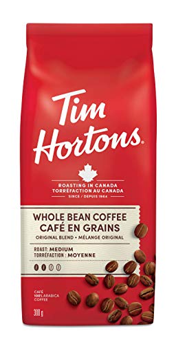 Tim Hortons, Original, 100% Arabica, Medium Roast, Whole Bean, 300g