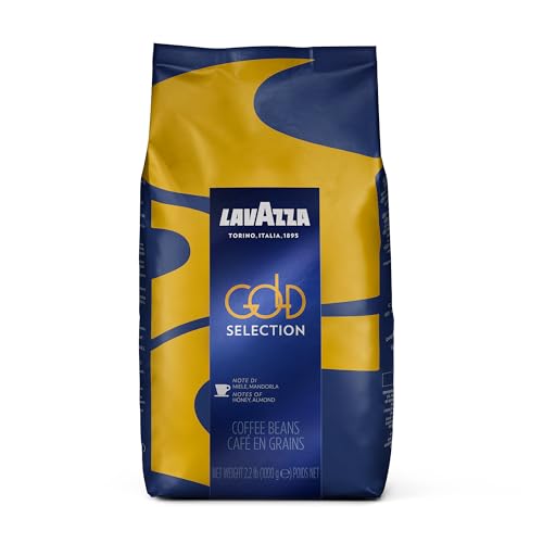 Lavazza, Gold Selection, Arabica and Robusta Blend, Light Roast, Whole Bean Coffee, 2.2 lb