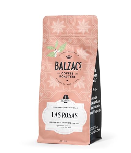 Balzac's Coffee Roasters, Las Rosas, 100% Arabica Coffee, Medium Roast, Whole Bean Coffee, 300g